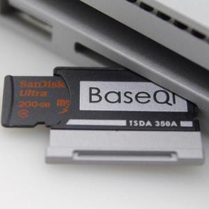 Microsoft Surface Book1/2/3용 BaseQi 350A 13.5인치 알루미늄 마이크로 sd 어댑터 Sbook I/II/III 13''
