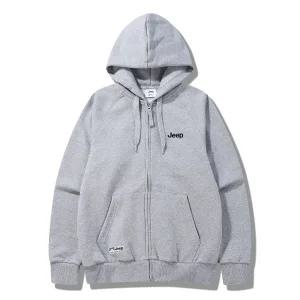 지프 에센셜 스몰로고 후드집업 JQ5TZU002MG 371273
