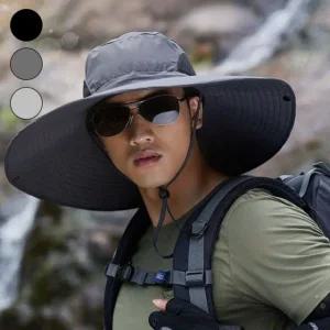 햇빛 차단 넓은 챙 벙거지 그늘막 사파리 모자 3컬러