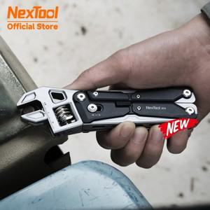 NexTool W4 조정 가능한 렌치 11-In-1 멀티 도구 접이식 펜치 칼 손 스크루 드라이버 목재 톱 작업
