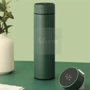 하이하루 온도표시 보온병 500ML 그린 500ML보온병