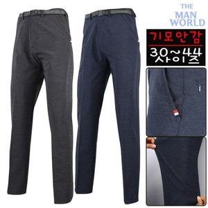 [더맨월드][더맨월드] WF기모보카시등산바지 남성 겨울 심플 등산바지 작업