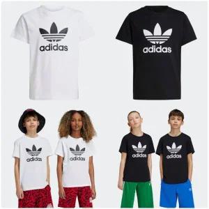 [아디다스키즈] JE0516/(IY7421) TREFOIL TEE 트레포일 티셔츠 반팔 주니어 130/140/150/160 HPKK