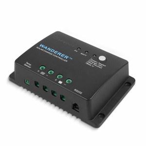 Renogy 방랑자 Li 30A 12V PWM 음극 접지 태양열 충전 컨트롤러 패널 레귤레이터 리튬, 밀봉, 젤 및 침수 배터리에 적합한 온도 센서 기능,