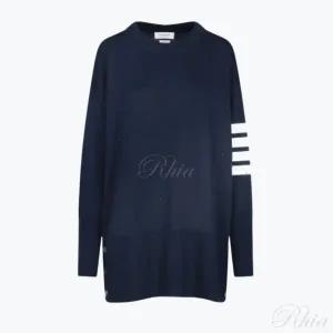 톰브라운 오버핏 크루넥 4 바 스트라이프 니트 FKA342A Y1002 415