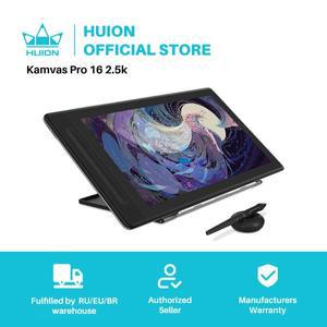 HUION KAMVAS 프로 16 태블릿, 스크린 완전 라미네이트 그래픽 배터리 인치