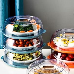 야채 음식 음식덮개 반찬 통 용기 밥상보 음식보관 3단 커버 간식 보관 케이스 센스쿡