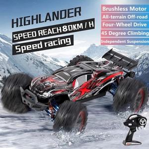 RC카 자동차 오토바이 모형 무선 조정 오프로드 드리프트 미니 1:10 80KM 4WD 브러시리스 합금 오프로드 원