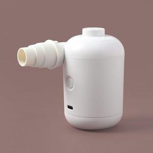 [MEKL9OR1_53D1]전동 화이트 휴대용 USB 에어 펌프화이트