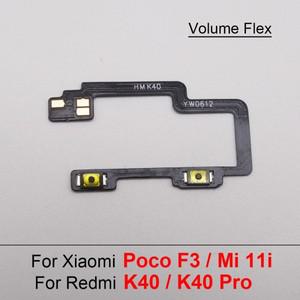 Xiaomi Poco F3 / Mi 11i Redmi K40 Pro 볼륨 업 다운 키 사이드 버튼 스위치 플렉스 케이블 리본 교체 용