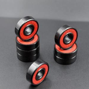 고속 볼 베어링 하이브리드 세라믹 볼 베어링 스케이트보드 휠 베어링 스틸 ABEC-11 608RS 8x22x7mm 8 개