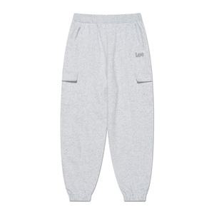 [롯데백화점]리키즈 키즈 트위치 로고 카고 조거팬츠 화이트멜란지 LK2501JP02WM