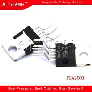 10pcs TDA2003 TO220 TDA2003A TO220-5 오디오 증폭기 IC 칩  오리지널 오디오 증폭기 칩