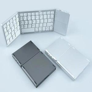 휴대하기 쉬운 IOS Android Windows 태블릿용 접이식 키보드 터치패드 마이크로 키보드