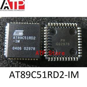 마이크로 컨트롤러 MCU IC 칩 재고, 오리지널 AT89C51RD2-IM, PLCC-44 2PCs/로트, 신제품