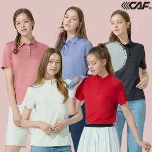 [하프클럽/르까프]르까프 25SS 초특가 냉감 티셔츠 5종, 여성 (반집업 2종+카라티 3종)