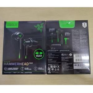 콘솔과 호환되는 Razer Hammerhead Duo 이어폰 고품질 유선 헤드폰