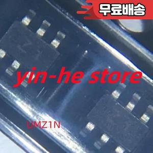 50개 UMZ1N SOT-363 스크린 NPN 패치 삼각대