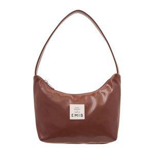 이미스 EMIS NEW ENAMEL HOBO BAG-BROWN 631101
