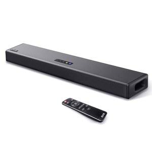 TV용 OXS S3 사운드 바, 다이내믹 베이스가 장착된 홈 시어터 오디오, 3D 서라운드 사운드 시스템 TV 사운드 바, TV 스피커, 블루투스 5 0/Aux/Optical/Coaxial, 80와트, 3Eqs, 월 마운트 가능, 블랙