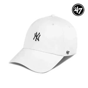 47브랜드 뉴욕 양키스 스몰 로고 MLB 엠엘비 볼캡 야구 모자 B-BSRNR17GWS-WH