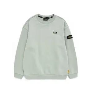 [내셔널지오그래픽 키즈] K224USW920 키즈 등판 변형 로고 맨투맨 GREEN 399807