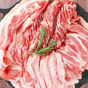 [대명축산식품] 푸짐한 돼지고기 한판 모듬 1.1kg 삼겹살 + 항정살 + 갈매기살 + 가브리살