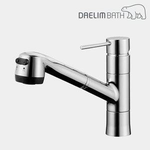 대림바스 DL-K6217 폴 시리즈 1홀 주방 다대싱크수전 데크형 착탈식 핸드 스프레이 DLK6217
