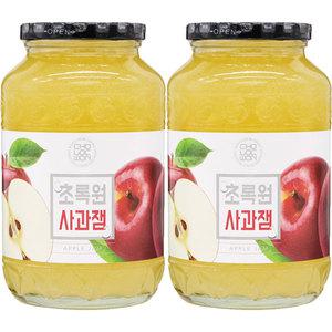 초록원 사과잼 1kg+1kg/과일잼