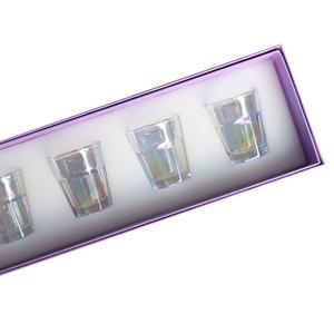 [클리어런스] 미스틱 오로라 레트로 소주잔 선물세트, 4pcs, 1개