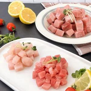 갤러리아 피터씨마켓 회덮밥용 참치큐브(눈다랑어) 1cm 400g x3 3팩세트