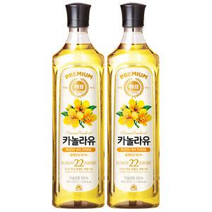 해표 카놀라유 900ml x 2개 / 식용유 유지류