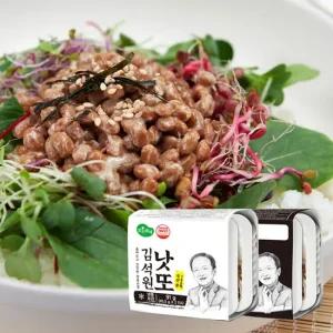 김석원 국내산낫또 32팩 백태 26팩 + 쥐눈이콩 6팩)