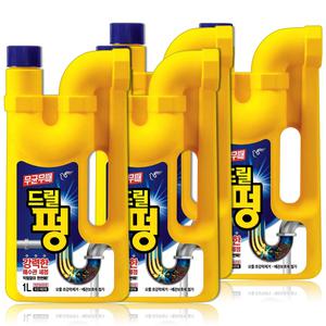 피죤 무균무때 드릴펑 1L x 4개