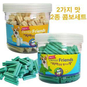 댕댕이 덴탈스틱껌 치즈n민트 2종세트 W2A6E10