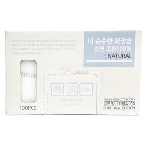 [XBF08633]더순수한 화장솜 100P 클렌징 티 마사지샵 네일