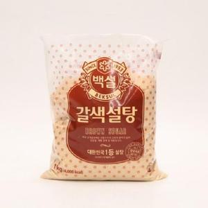 [XB76H362]CJ 백설 갈색설탕 황설탕 1KG 설탕 황색설탕