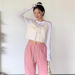 [기타]여자 리본 스트랩 끈나시 베스트 페미닌 뷔스티에