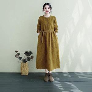 [스칼랩]플라워 스트랩 롱원피스