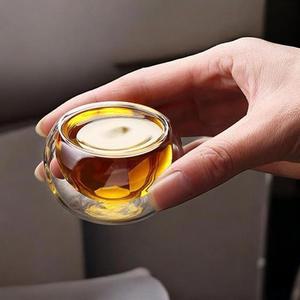 [BZJL2EQW_4C]게더릭 이중 유리 찻잔 6p세트 (50ml)