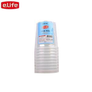 [IXHIK0YN_4B]컵 10개입 롯데이라이프 7oz 190ml 다회용