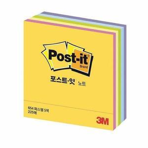 [BZJKPJSW_4B]3M 노트 CT-33(텔)(45장/5색상76x76mm
