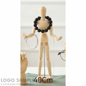 나무원목관절인형 40cm