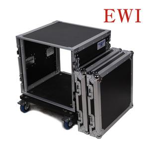 EWI BR-10U 앰프 10U 랙케이스 바퀴O 전후면도어 BR10U 아웃보드 장착가능 케이스