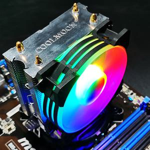 CPU 쿨러 냉각 팬 3PIN 4Pin Ventilador Silent for Intel 775 1150 1151 1155 1200 1366 2011 X79 X99 AM3