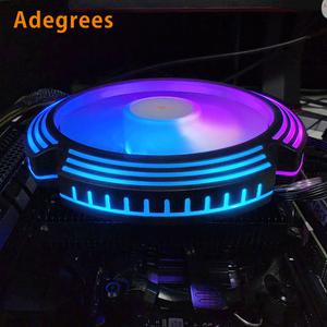 ARGB CPU 에어 쿨러 PC 프로세서 FAN 4 히트 파이프 120MM X99 인텔 LGA 1366 1150 1151 1155 1156 1700 20