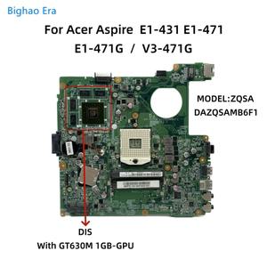 Acer 아스파이어 E1-431 E1-471 V3-471 E1-471G 노트북 메인보드HM77 칩셋 포함 GT630M-1GB DAZQSAMB6F1 DA