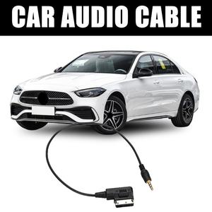 고 3.5mm 차량 사운드 Aux 케이블 AMI 인터페이스 PVC 소재한 음질 1M 길이 D0UC