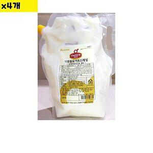 [셀러허브 패션][JHOM51Q2_52EN]유통 도매 요거트드레싱 쉐프원 2Kg x4개