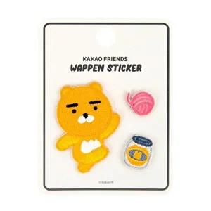 카카오프렌즈 와펜 스티커 라이언 캐릭터 패션소품-WA20918